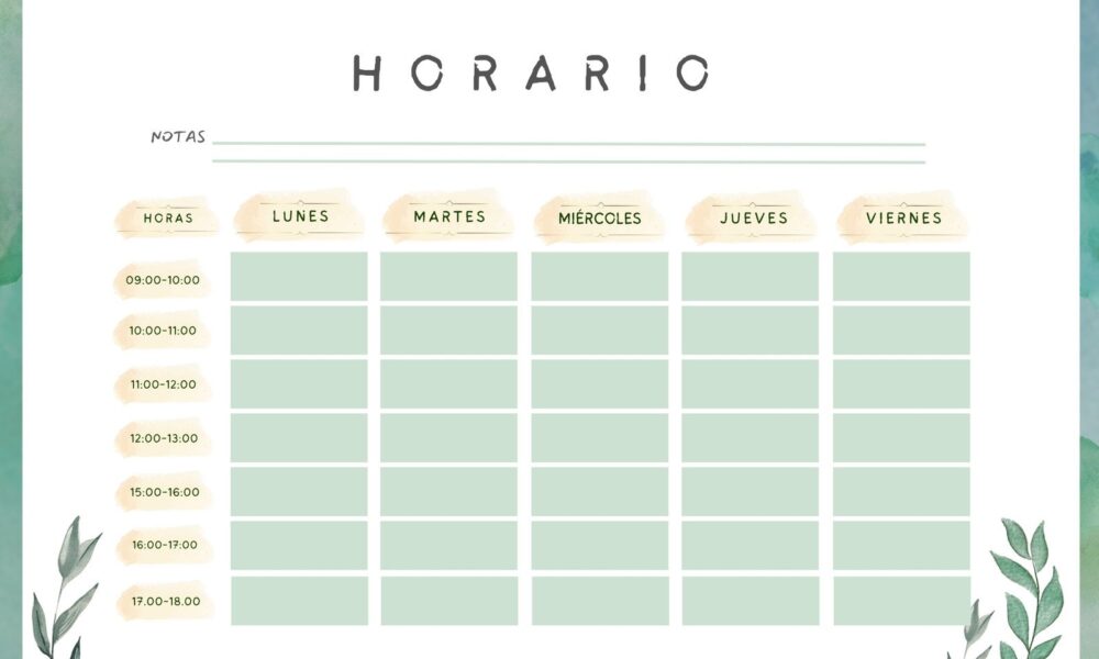 Las Mejores Aplicaciones Para Hacer Horarios De Manera Sencilla Y Eficiente Software Para Todo