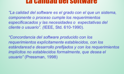 calidad software