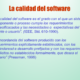 calidad software