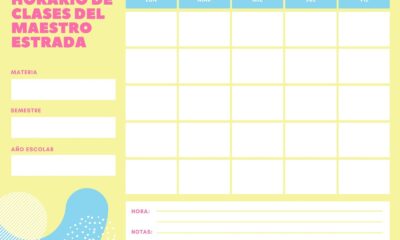 crear horario