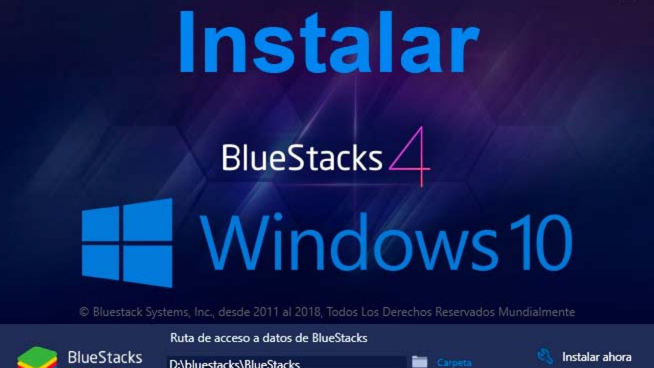 instalar bluestacks