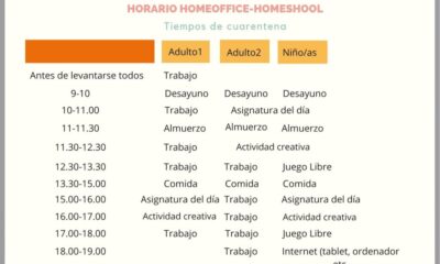 organizar horario